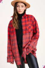 Vintage Plaid Faded Shirt
