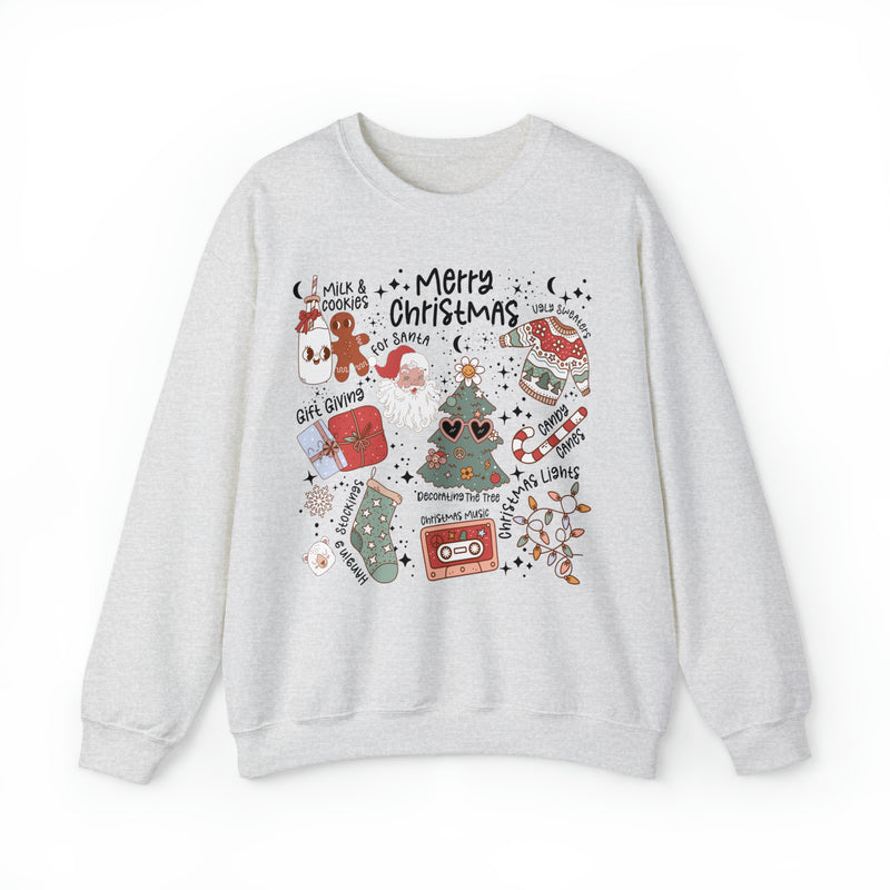 Vintage Christmas Collage Sweatshirt