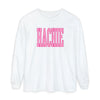 Pink Hachie Comfort Colors Long Sleeve Tee