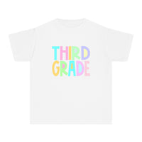 YOUTH Third Grade Pastel Font Comfort Colors Tee