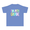 YOUTH FOURTH GRADE Pastel Font Comfort Colors Tee