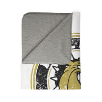 Palmer Bulldogs Vintage Mascot Sherpa Blanket
