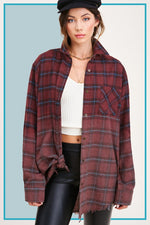 Vintage Plaid Faded Shirt