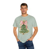 Preppy Christmas Tree Comfort Colors Tee
