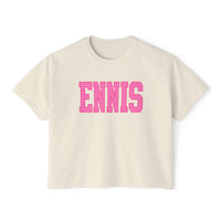 Pink Ennis Boxy Tee
