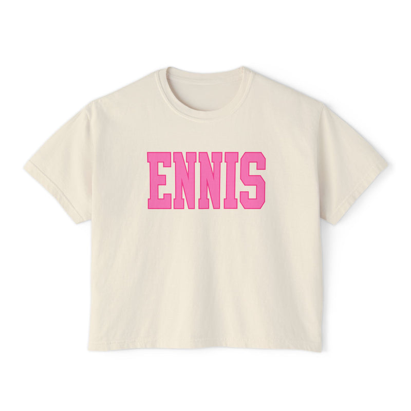 Pink Ennis Boxy Tee