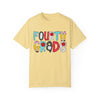 FOURTH GRADE School Font Comfort Colors Tee