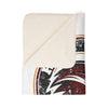 Red Oak Hawks Vintage Mascot Sherpa Blanket