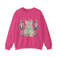 Preppy Nutcrackers with Christmas Tree Sweatshirt