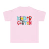 YOUTH Kindergarten School Font Comfort Colors Tee