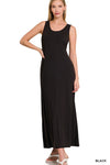 Sleeveless Scoop Neck Maxi Dress