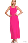 Sleeveless Scoop Neck Maxi Dress