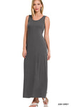 Sleeveless Scoop Neck Maxi Dress