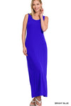 Sleeveless Scoop Neck Maxi Dress