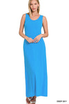 Sleeveless Scoop Neck Maxi Dress
