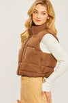 Cropped Puffer Vest
