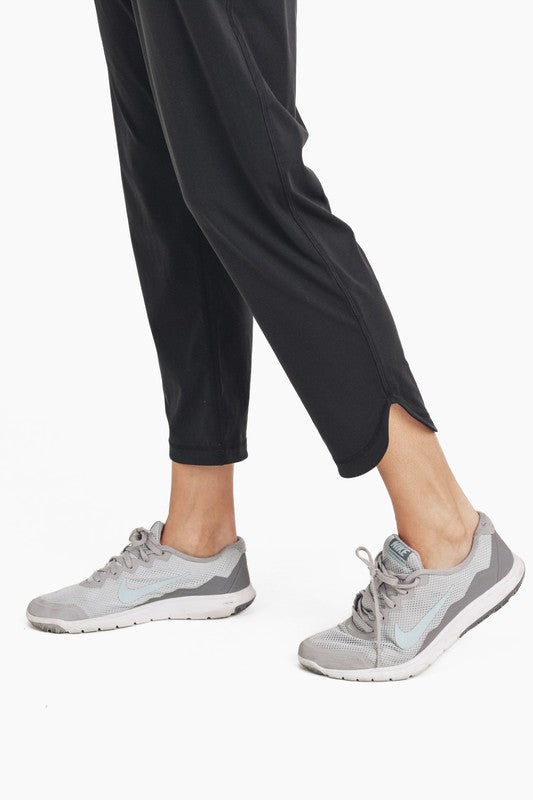 Curved Notch Joggers