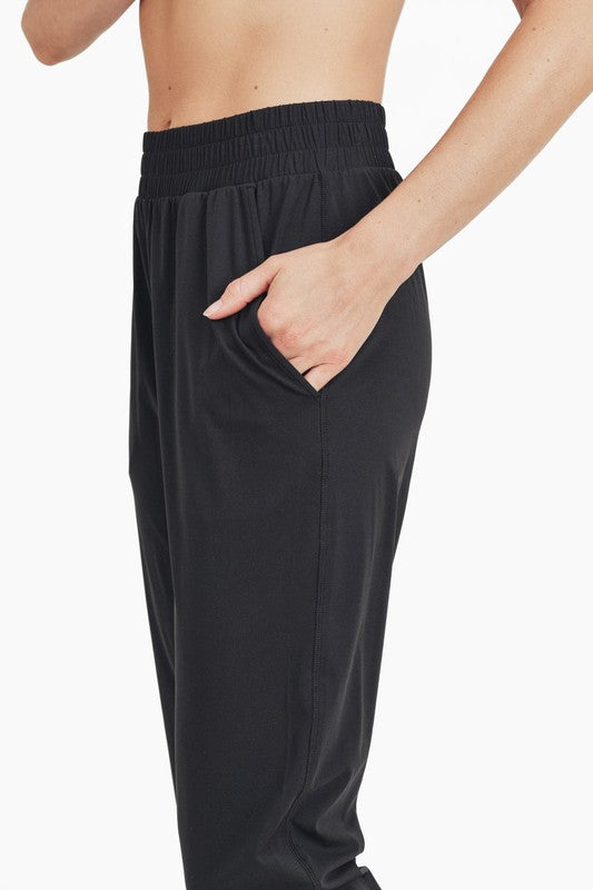 Curved Notch Joggers