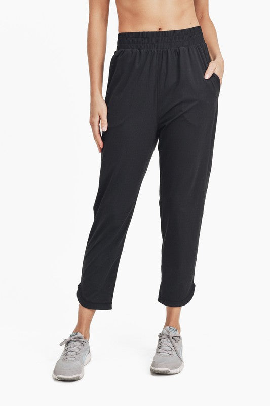 Curved Notch Joggers