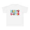 YOUTH Kindergarten School Font Comfort Colors Tee