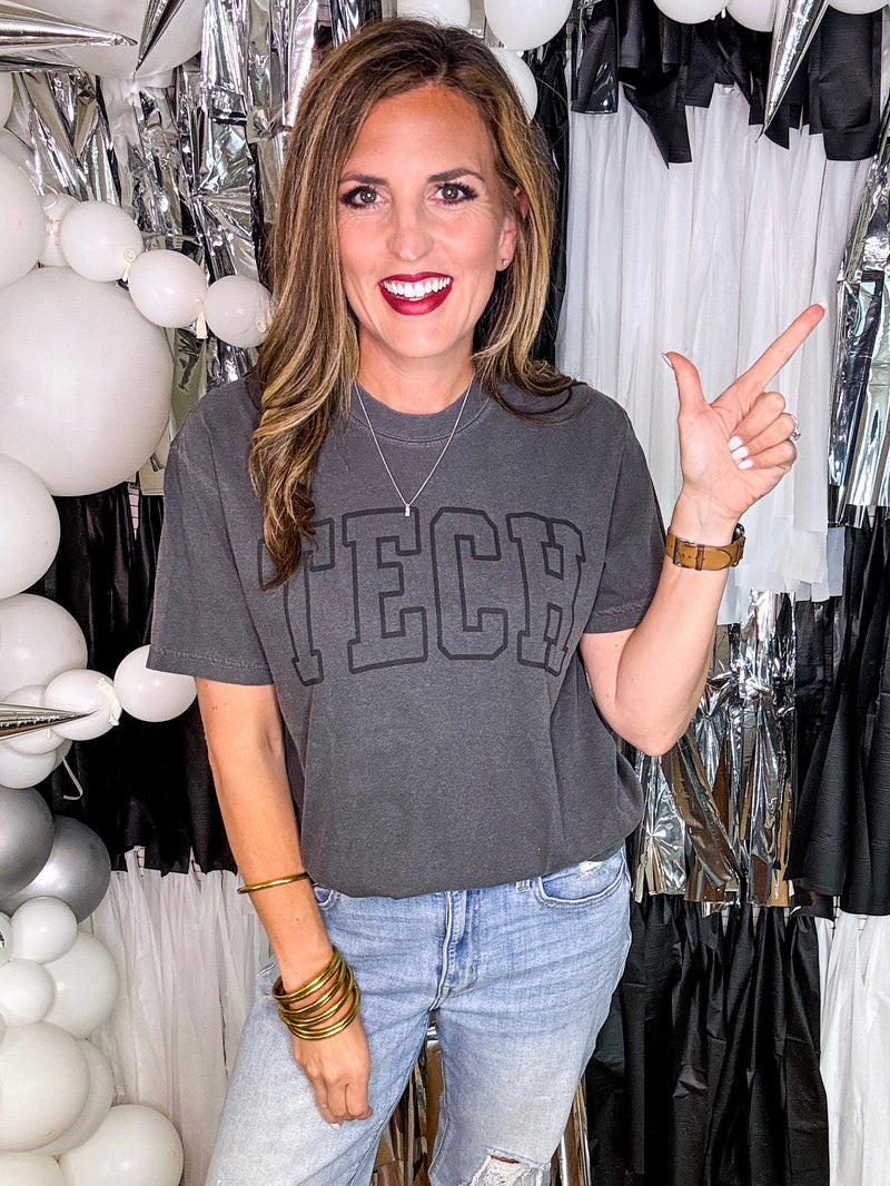 Tech Comfort Colors T-Shirt in Black PREORDER