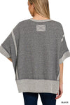 Contrast Trim Top