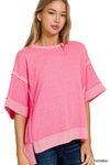 Contrast Trim Top