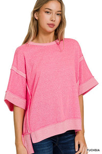 Contrast Trim Top