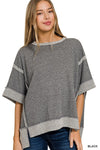 Contrast Trim Top