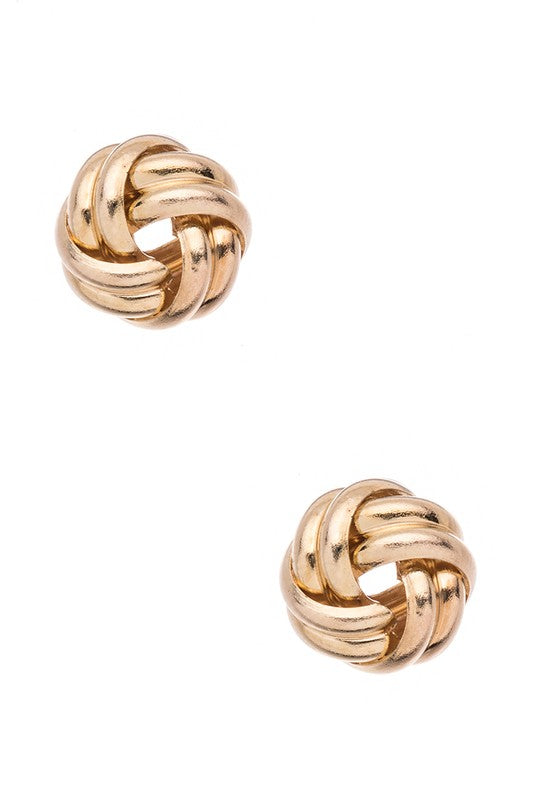 Love Knot Stud Earrings