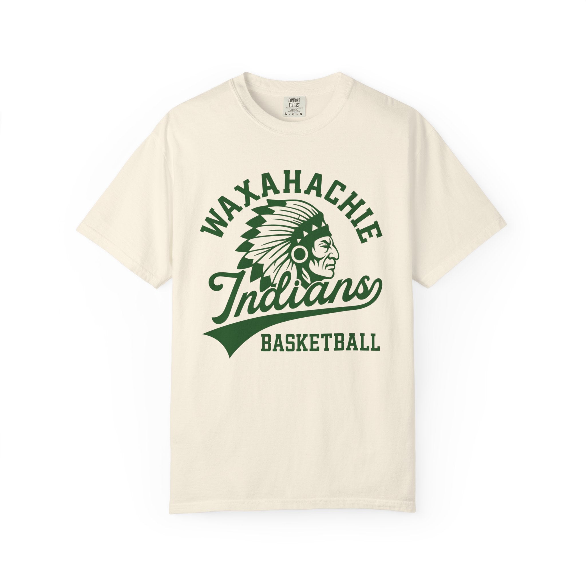 Waxahachie Indians Basketball Comfort Colors T-Shirt