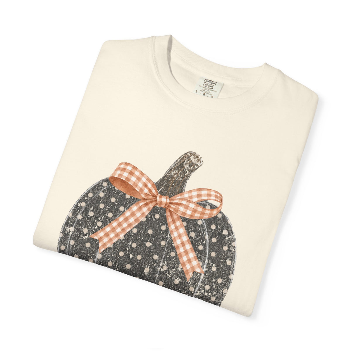 Polkadot Pumpkin Comfort Colors T-shirt