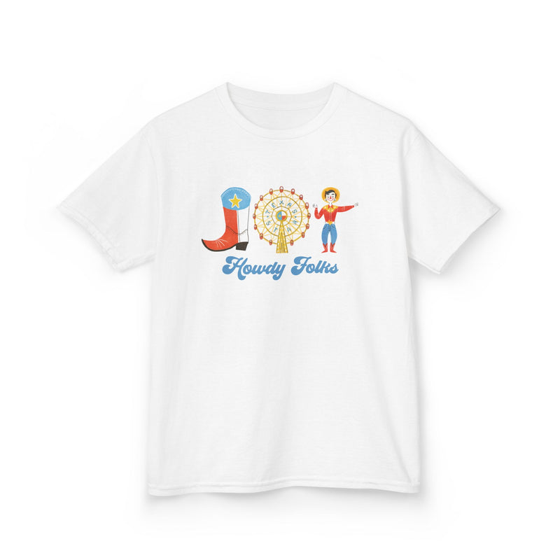 YOUTH Howdy Folks Gildan Tee