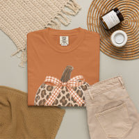 Leopard Pumpkin Comfort Colors T-shirt