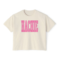 Pink Hachie Boxy Tee