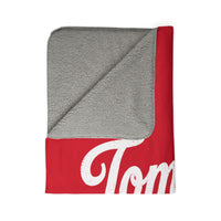 Tomball Script Sherpa Blanket