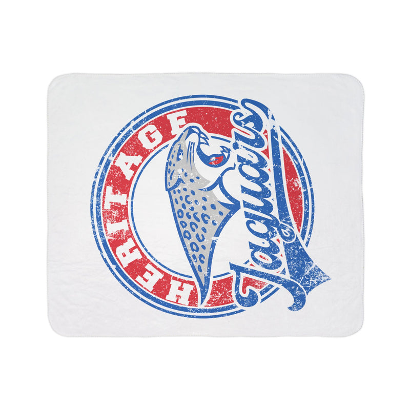 Heritage Jaguars Vintage Mascot Sherpa Blanket