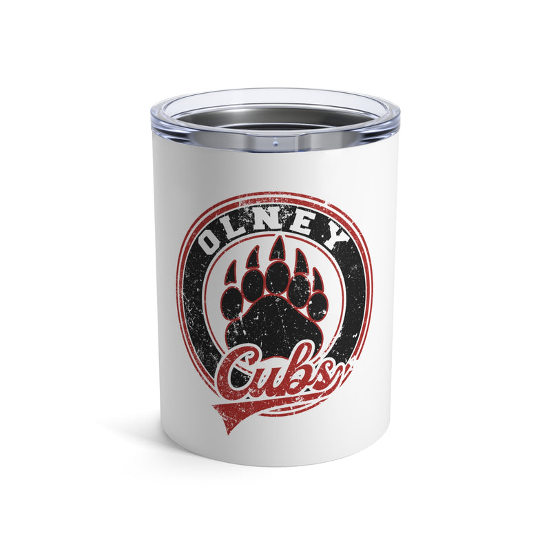 Olney Cubs Vintage Mascot 10oz Tumbler