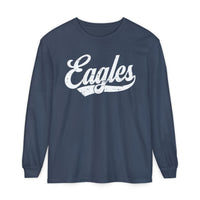 Eagles Script Long Sleeve Comfort Colors T-Shirt