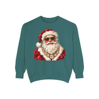 Glam Santa Comfort Colors Sweatshirt
