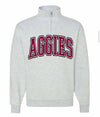 AGGIES Quarter Zip Pullover PREORDER