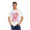 Pink Boho Christmas Collage Comfort Colors Tee