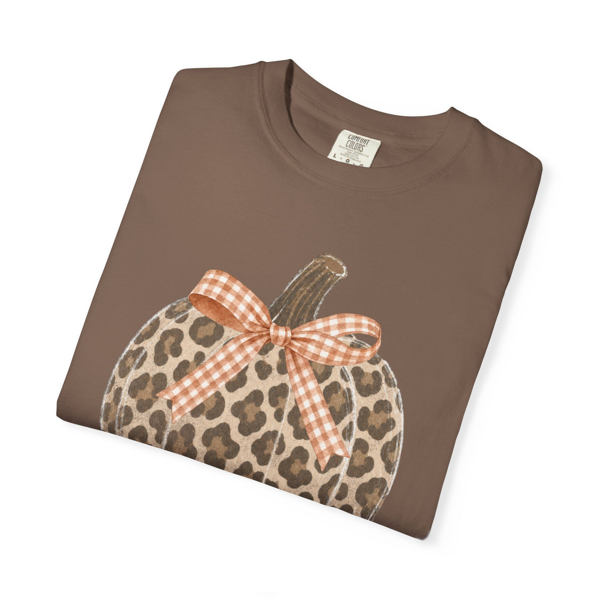 Leopard Pumpkin Comfort Colors T-shirt