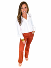 Judy Blue Terracotta Mid Rise Slim Bootcut Jeans