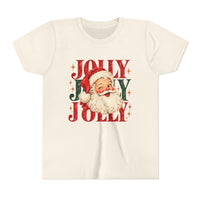 Youth Jolly Santa Bella Canvas Tee