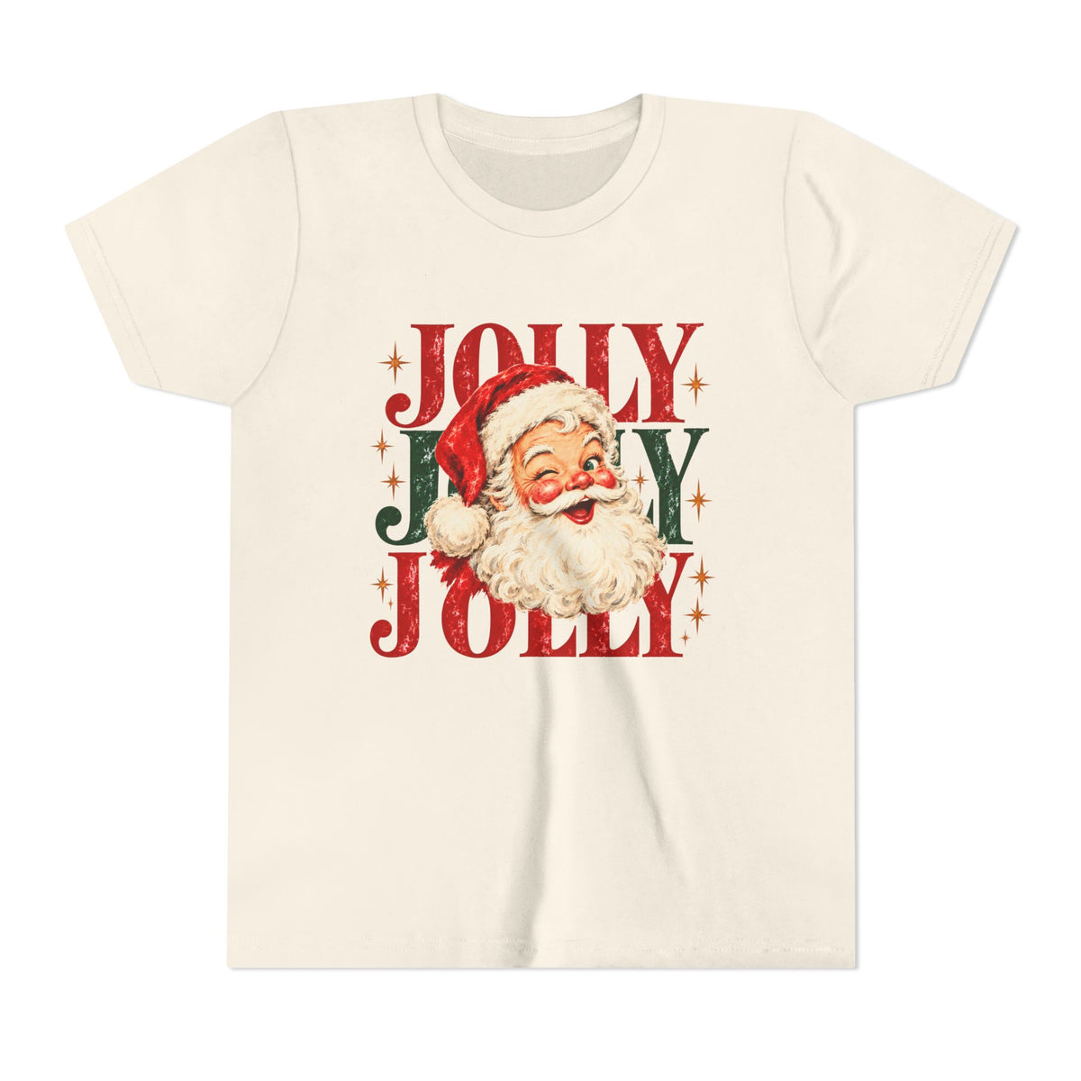 Youth Jolly Santa Bella Canvas Tee