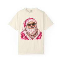 Pink Glam Santa Comfort Colors T-shirt