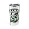Waxahachie Indians Vitnage Mascot 20 Ounce Tumbler