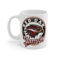 Red Oak Hawks Vintage Mascot Mug