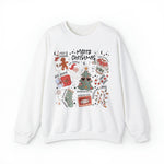 Vintage Christmas Collage Sweatshirt